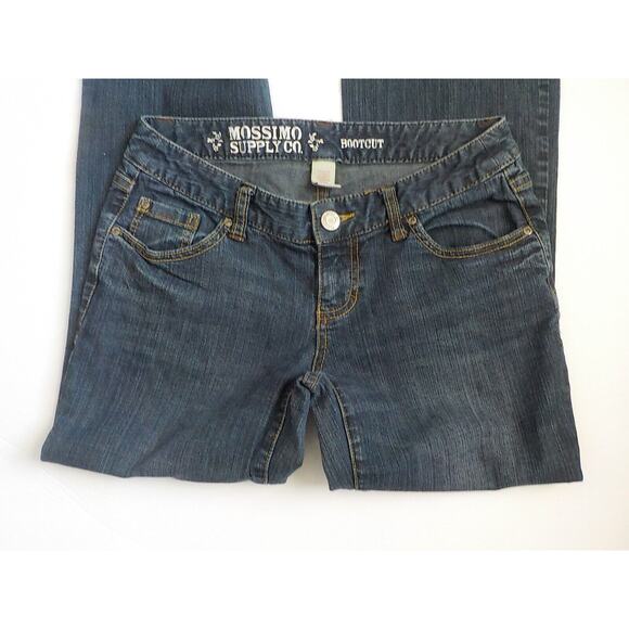 Y2K Blue Jeans Denim Bootcut Low Rise Women sz 5R Stretch 28x32 Mossimo Cowgirl - Picture 6 of 6